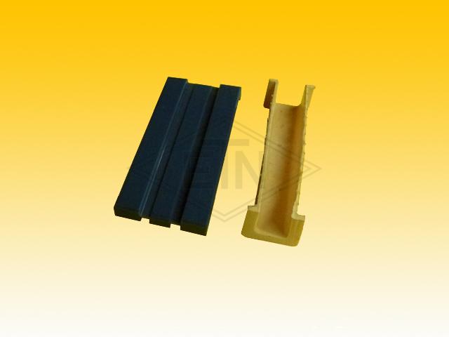 Insert ELN 9 PECU, for guide holder HSMLN +  WSMLN, for rail 9 mm, 180 x 29,5 x 30 mm, ETN-HM-1000, Cell-profile 24-40, movement in all 3 dimensions