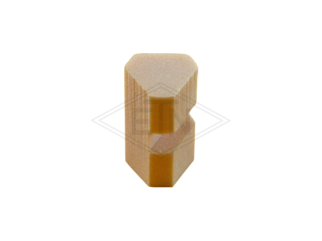 Dämpfungspuffer f. Drehtür Cell-VU RG50 50 x 30 x 26,5 mm, mit Nut