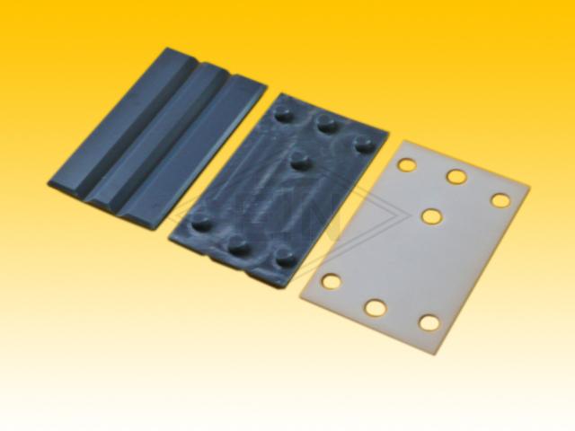 Insert EM 13 PEC, for guide holder HSM + WSM, for rail 13 mm, 140 x 29,5 x 30 mm, ETN-HM-1000, with Cell VU