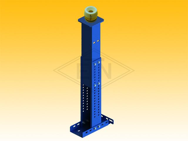 Buffer support size 4, Height 696 - 1.021 mm, maximum charge 2.000 kg per support,
Maximum rated velocity 1m/s