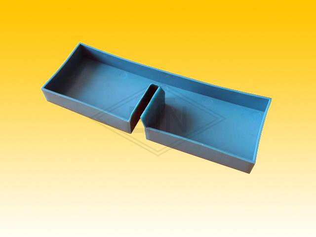 Oil collecting reservoir, square, for rail 5 mm, height 20 mm, width 200 mm