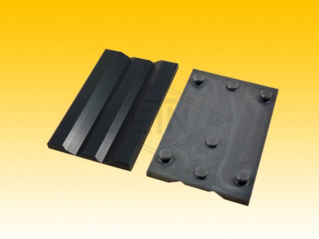 Insert 10 PE, for swing guide holder type 1500 SG, for rail 10 mm, extended holding burls, 140 x 29,5 x 30 mm, ETN-HM-1000
NEW with extended holding nubs to prevent falling out of the slide insert...