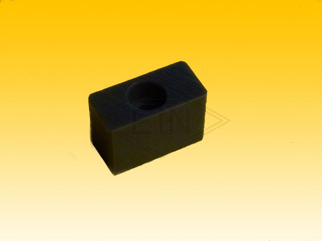 Door guide PE 30 x 14,2 x 30 mm, ETN-HM-1000, centered hole for M6 cylinder head screw