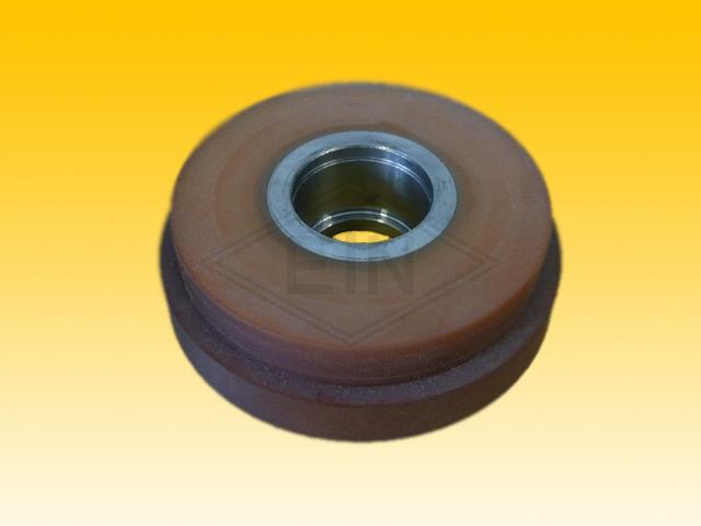 Roller VS ø 106/95/17 x 30/15 mm, VU 93° / steel-core, without ball bearing and snap-ring