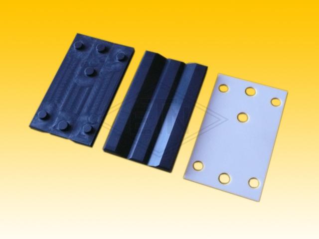 Insert EM 5 PEC, for rail 5 mm, for guide holder HSM + WSM, 140 x 29,5 x 30 mm, ETN-HM-1000, with Cell-VU 15-40