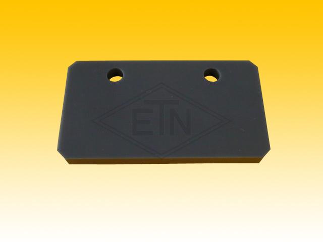 Door leaf control 100 x 55 x 8 mm, ETN-HM-1000, 2 x drills ø 8,5 mm