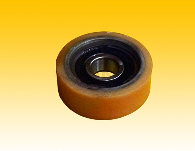 Roller VSL ø 70/20 x 25 mm VU 93° / steel core, 1 x ball bearing 6304 2RS, snap-ring