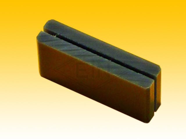 Guide shoe 40 x 20 x 9,0, with groove, ETN-HM-1000