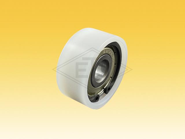 Counter roller PA6 ø 35/10 x 16 mm, 1 x ball bearing 6200 ZZ, snap-ring