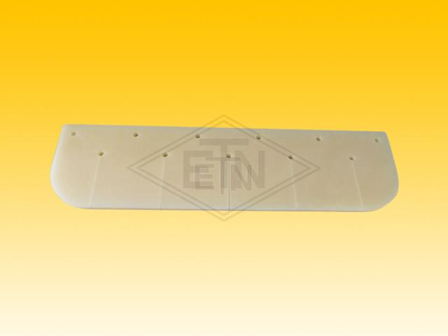 Panels PU 80 ° Shore A 755 x 200 x 15 mm, edge protection for snowploughs